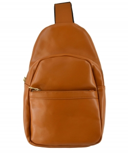 Fashion Sling Backpack PA750 COGNAC